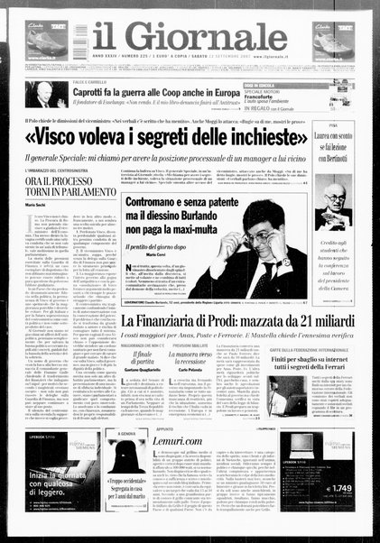 Il giornale : quotidiano del mattino